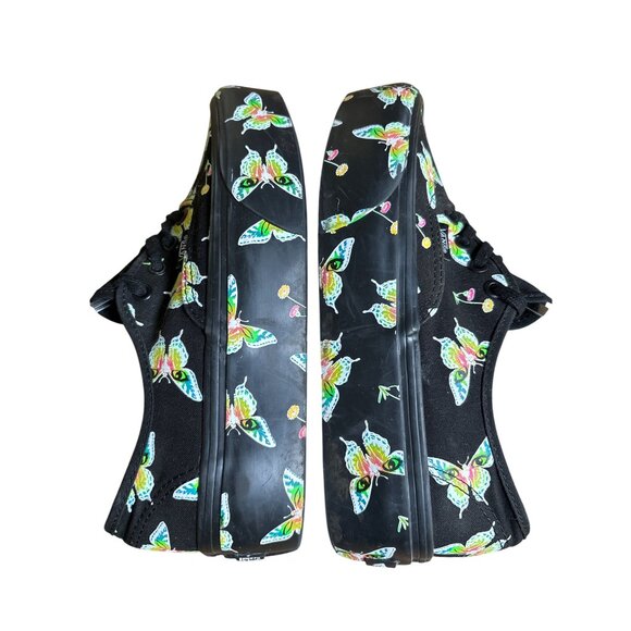 Vans‎ Stacked Morph Blackout Glow in the Dark Sneakers Butterflies Size 7.5 NWOB - Picture 6 of 12